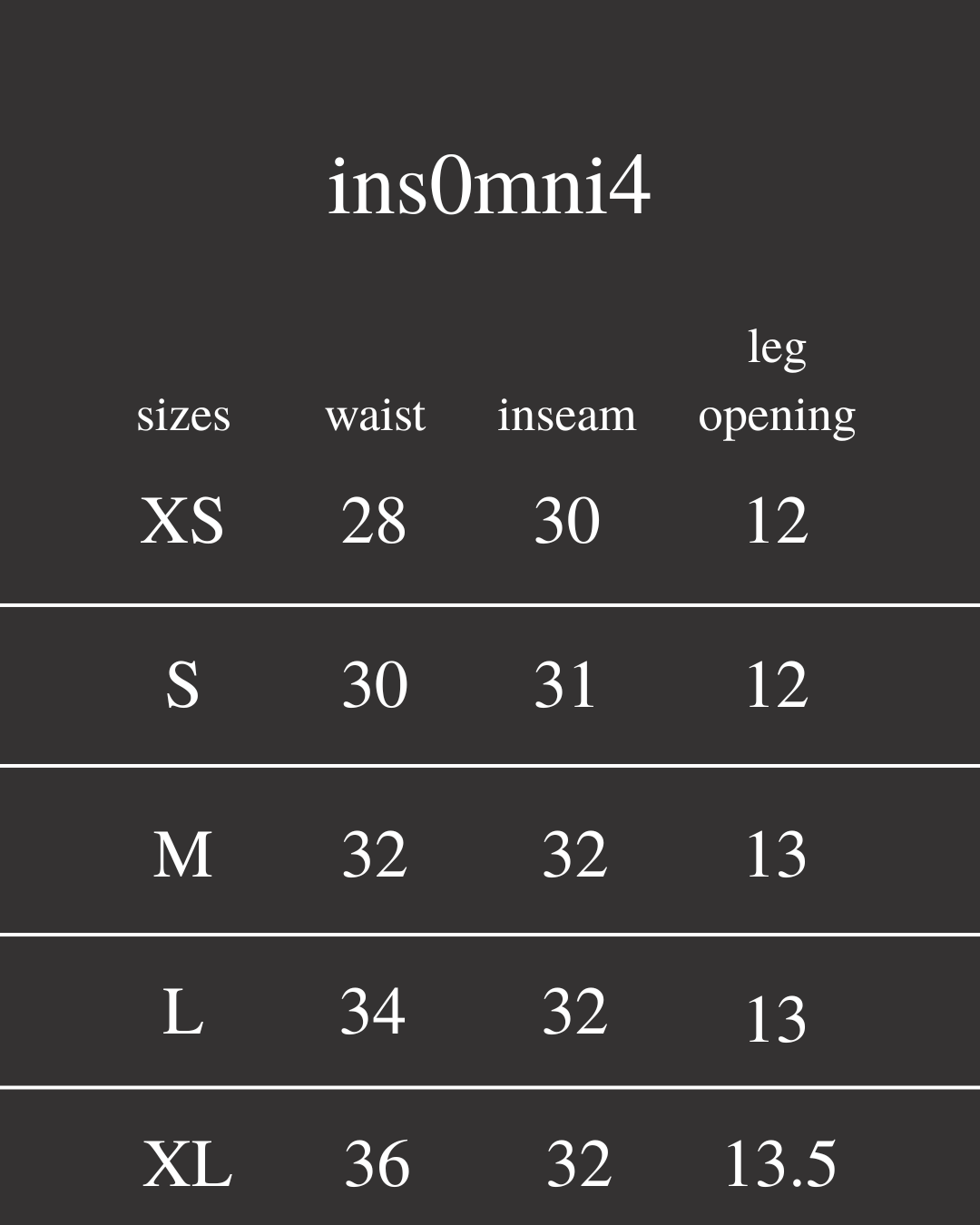 ins0mni4 Selvedge Denim