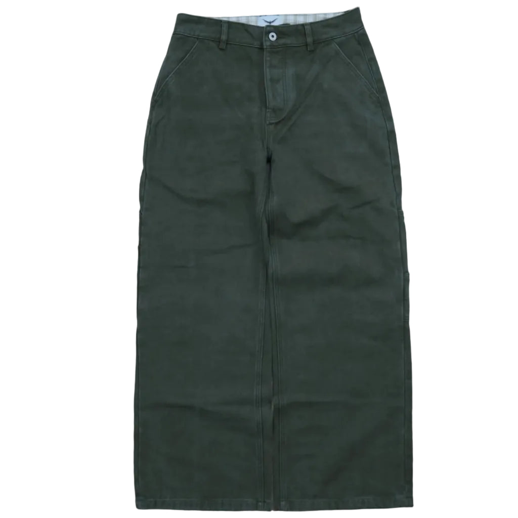 Green Canvas Pants