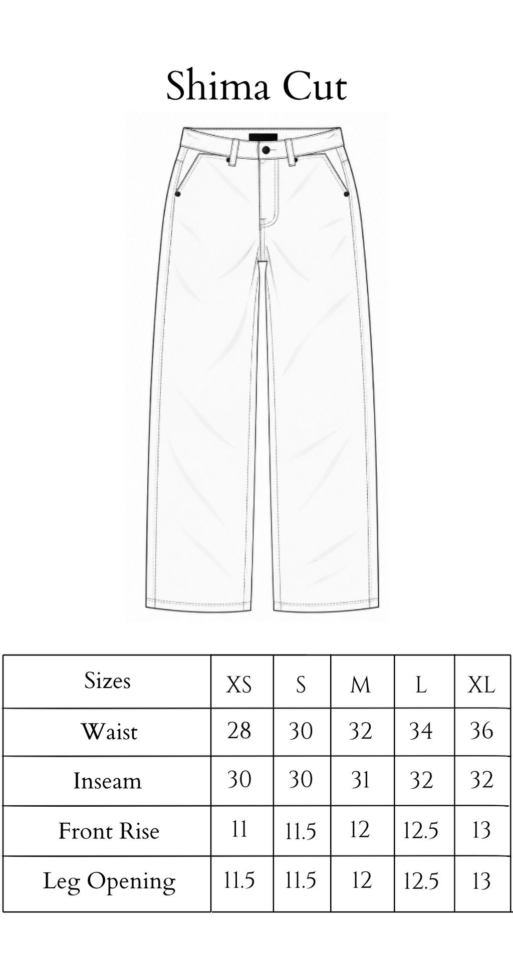 (Made to Ship) Shima Cut