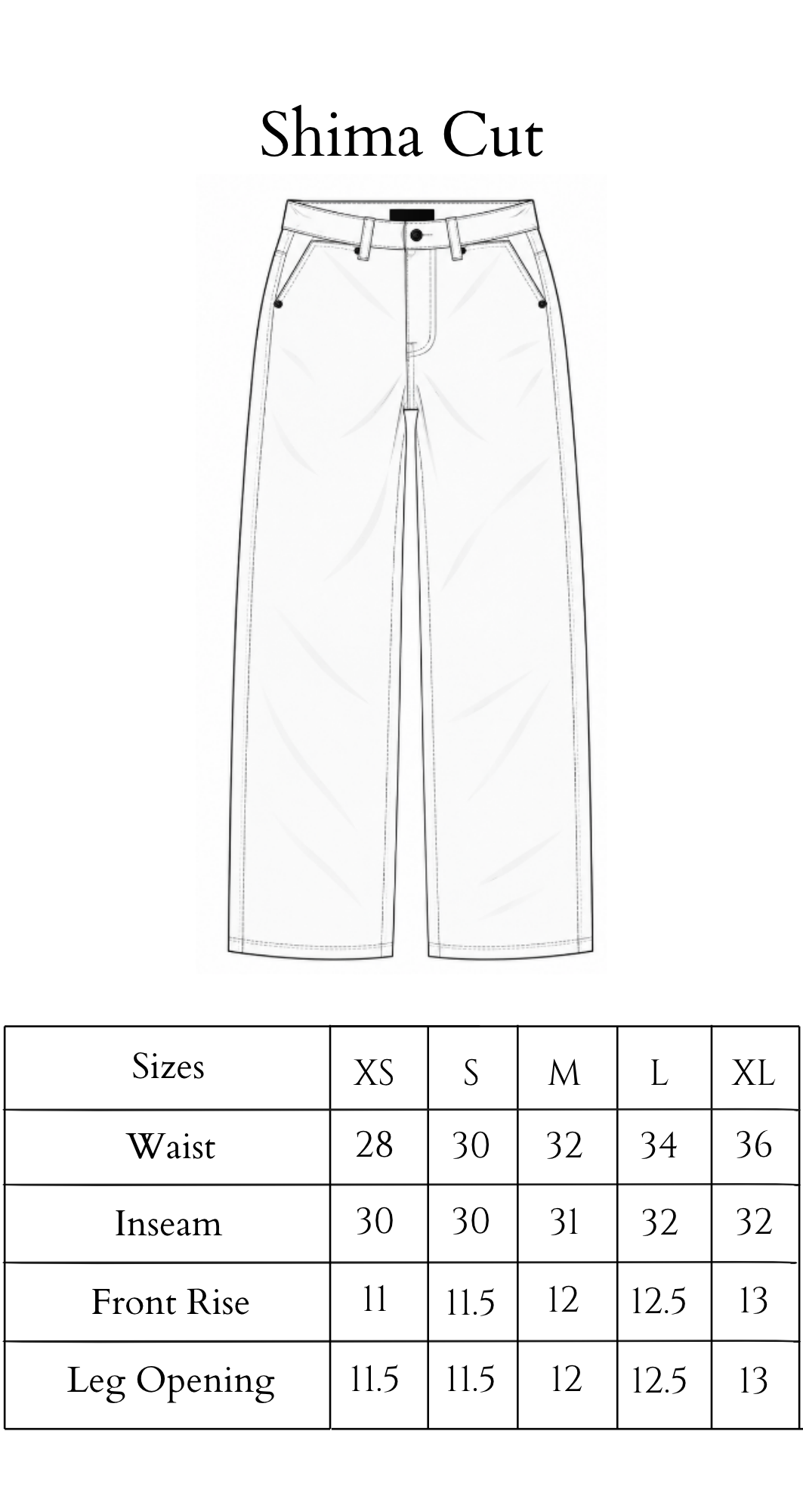 (Made to Ship) Shima Cut